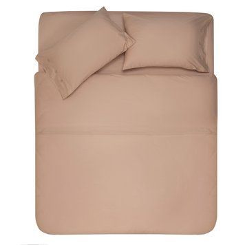 ARDESTO Простирадло Mix&Match, 240x260см, 100% бавовна, сатин, бежевий