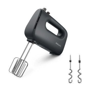Philips Міксер Philips ручний 5000 series, 400Вт, насадки -4, чорний HR3739/00 фото