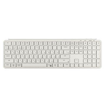 Keychron Клавіатура мембрана B6 Pro, USB/WL/BT, ivory white B6P-K8-UA фото