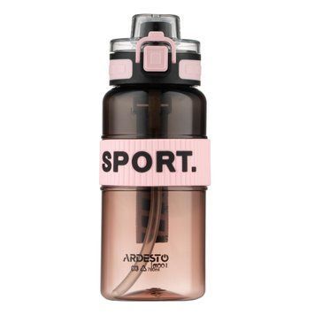 ARDESTO Пляшка для води ARDESTO Gradient 780мл, пластик, рожевий