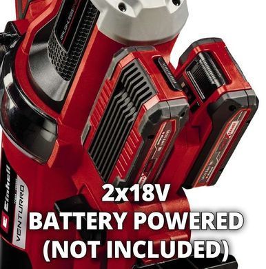 Einhell Пылесос садовый аккум VENTURRO 36/240, 36В, PXC, 8000-15000 об/мин, 740 м3/ч, 240 км/ч, 45 л 3433640 фото