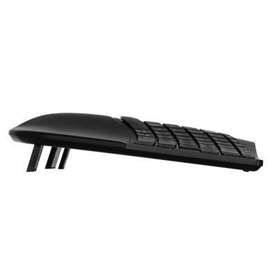 HP Клавіатура мембранна 960 BLK Ergonomic split-zone, 112key, BT, EN/UK, чорний 7E755AA фото