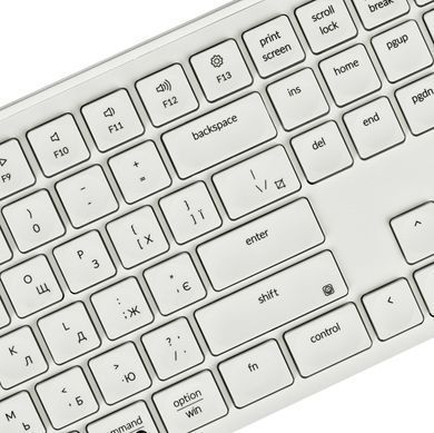 Keychron Клавиатура мембраная B6 Pro, USB/WL/BT, ivory white B6P-K8-UA фото