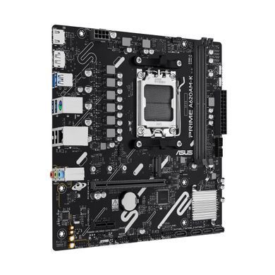 ASUS Материнcька плата PRIME A620AM-K sAM5 A620 2xDDR5 HDMI DP mATX 90MB1GX0-M0EAY0 фото