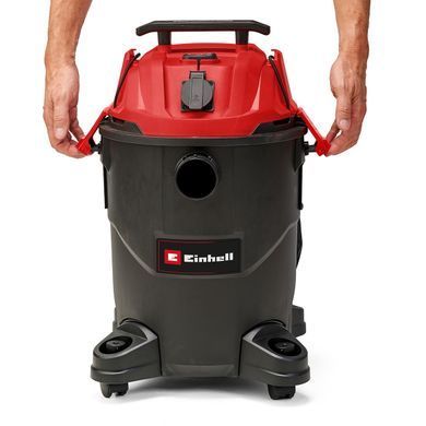 Einhell Пылесос профессиональный TC-VC 1825 А, 1250 Вт, пластик 25 л, 180 мбар, шланг 2.5 м, кабель 3 м, розетка 2.2 кВт, 4.2 кг 2342485 фото