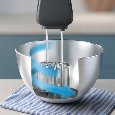 Philips Міксер Philips ручний 5000 series, 400Вт, насадки -4, чорний HR3739/00 фото