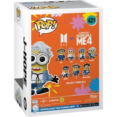 Funko Фигурка Funko POP Rocks: Minions X BTS - J-Hope 889698859639 фото