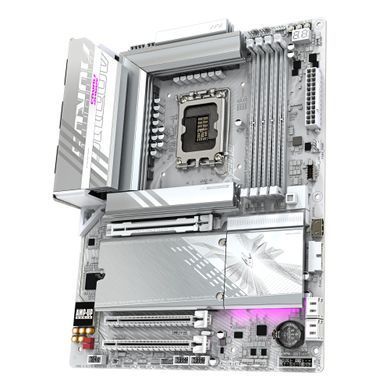 Gigabyte Материнская плата Z89 AORUS ELITE WF7 ICE s1851 Z890 4xDDR5 M.2 Wi-Fi BT HDMI DP ATX Z890_A_ELITE_WF7_ICE фото
