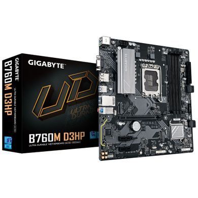 Gigabyte Материнська плата B760M D3HP s1700 B760 4xDDR5 M.2 HDMI D-Sub mATX B760M_D3HP фото