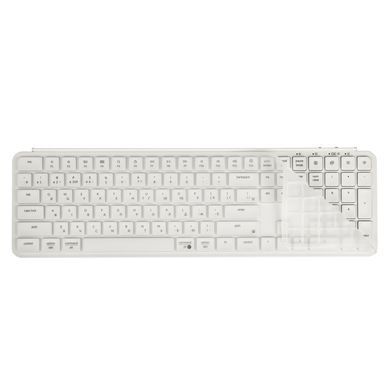 Keychron Клавиатура мембраная B6 Pro, USB/WL/BT, ivory white B6P-K8-UA фото