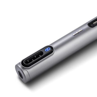 BaByliss Фен-щітка Babyliss Limited Edition SilverGold, 1600Вт, 4 режими, іоніз-я, хол. обдув, кераміка, сірий AS6555E фото