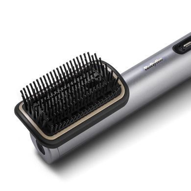 BaByliss Фен-щітка Babyliss Limited Edition SilverGold, 1600Вт, 4 режими, іоніз-я, хол. обдув, кераміка, сірий AS6555E фото