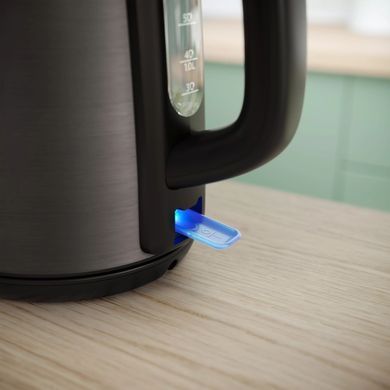 Philips Електрочайник Viva Collection, 1.7л, Strix, метал, чорно-мідний HD9352/30 фото