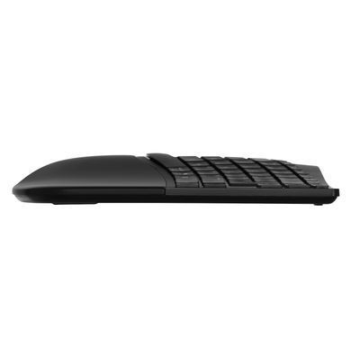 HP Клавіатура мембранна 960 BLK Ergonomic split-zone, 112key, BT, EN/UK, чорний 7E755AA фото