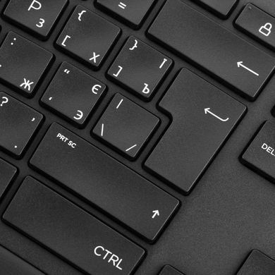 HP Клавіатура мембранна 960 BLK Ergonomic split-zone, 112key, BT, EN/UK, чорний 7E755AA фото