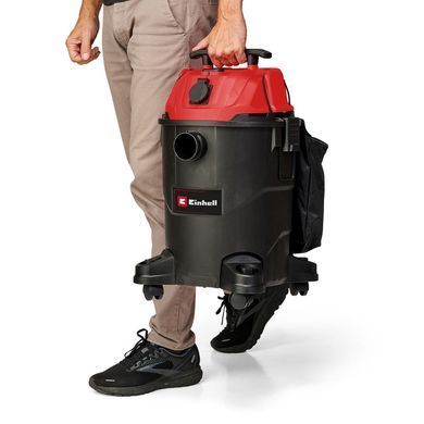 Einhell Пылесос профессиональный TC-VC 1825 А, 1250 Вт, пластик 25 л, 180 мбар, шланг 2.5 м, кабель 3 м, розетка 2.2 кВт, 4.2 кг 2342485 фото
