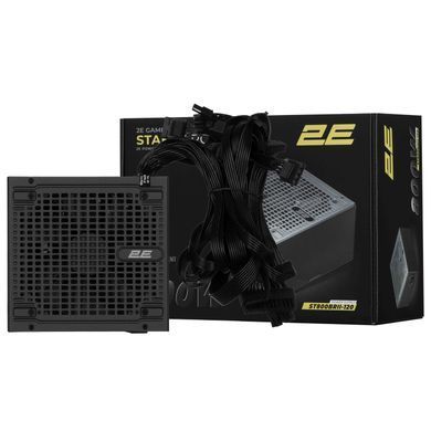 2E Gaming Блок живлення 2E GAMING Stable Power Pro ATX3.1 GEN5.0 (800W), >85%, 80+ Bronze, 120мм, 1xMB 24pin(20+4), 2xCPU 8pin(4+4), 3xMolex, 6xSATA, 4xPCIe 8pin(6+2), 1xPCIe GEN5 16pin 2E-ST800BRII-120 фото