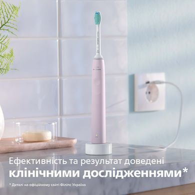 Philips Щітка зубна електр., Sonicare 3100 series, 31т. колив/хв, насадок-1, рожевий HX3671/11 фото