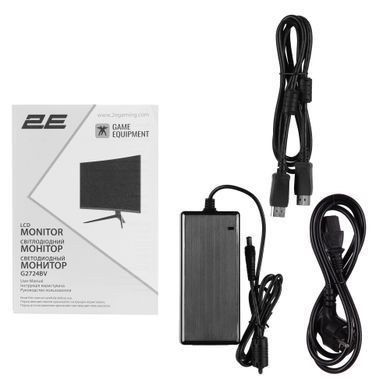 2E Gaming Монитор 27" G2725BV HDMI, DP, VA, 2560x1440, 180Hz, 1ms, CURVED, FreeSync 2E-G2725BV-01.UA фото