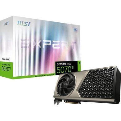 MSI Відеокарта MSI GeForce RTX 5070 Ti 16GB GDDR7 EXPERT OC 912-V531-439 фото