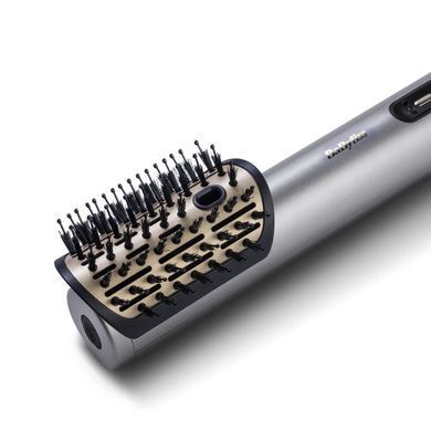 BaByliss Фен-щітка Babyliss Limited Edition SilverGold, 1600Вт, 4 режими, іоніз-я, хол. обдув, кераміка, сірий AS6555E фото