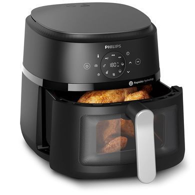Philips Мультипіч Ovi Series 2000 1700Вт, чаша-6.2л, сенсорне управл., 13 авто. программ, пластик, чорний NA231/00 фото