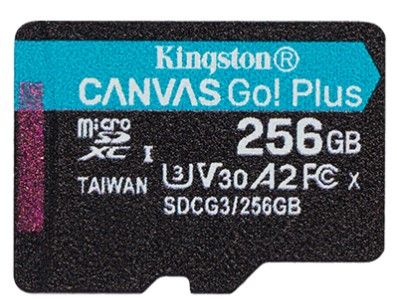 Карта пам'яті Kingston microSD 256GB C10 UHS-I U3 A2 R170/W90MB/s SDCG3/256GBSP фото