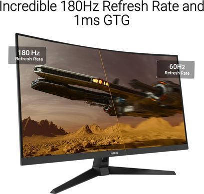 ASUS Монітор Asus 31.5" TUF Gaming VG32WQ3B 2xHDMI, DP, MM, VA, 2560x1440, 180Hz, 0.5ms, sRGB 120%, CURVED, AdaptiveSync, HDR10 90LM0AP1-B01171 фото