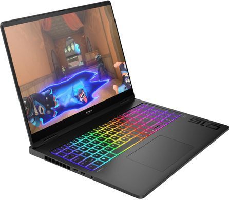 HP Ноутбук HP OMEN 16-ah0042ua 16" 2.5K OLED IPS, Intel U9-275HX, 64GB, F2048GB, NVD5090-24, DOS, чорний BV8Y4EA фото