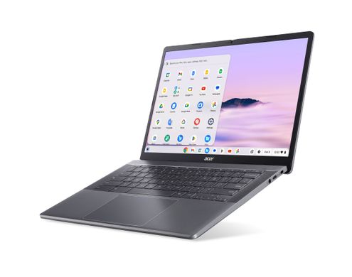 Acer Ноутбук Chromebook Plus CB514-3HT 14" WUXGA IPS Touch, AMD R3-7320C, 8GB, F512GB, UMA, ChromeOS, сірий NX.KP9EU.001 фото