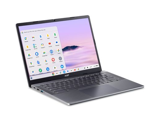 Acer Ноутбук Chromebook Plus CB514-3HT 14" WUXGA IPS Touch, AMD R3-7320C, 8GB, F512GB, UMA, ChromeOS, сірий NX.KP9EU.001 фото