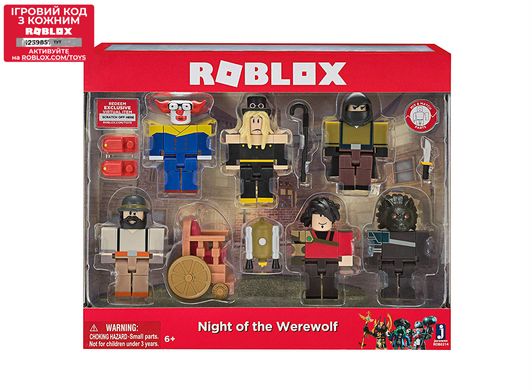 Игровой набор Roblox Multipack Night of the Werewolf, 6 фигурок и аксессуары ROB0214 фото