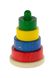 Пирамидка nic деревянная Этажная разноцветная 1 - магазин Coolbaba Toys