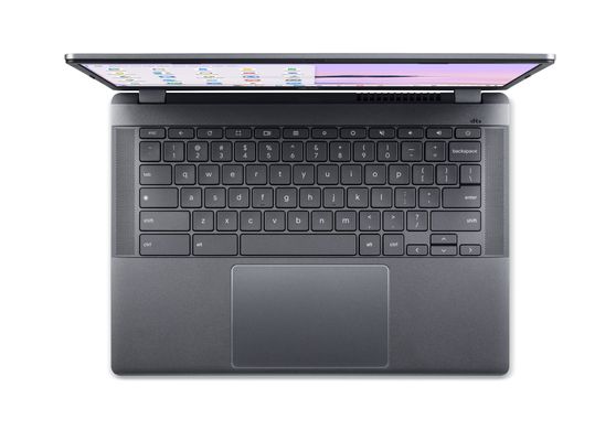 Acer Ноутбук Chromebook Plus CB514-3HT 14" WUXGA IPS Touch, AMD R3-7320C, 8GB, F512GB, UMA, ChromeOS, сірий NX.KP9EU.001 фото