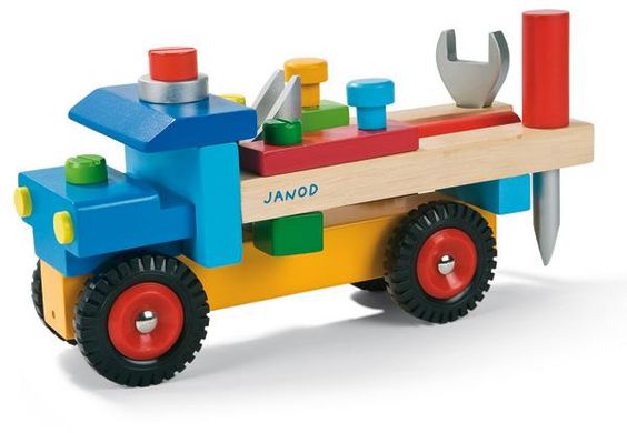 Игровой набор Janod Машинка с инструментами J05022 фото