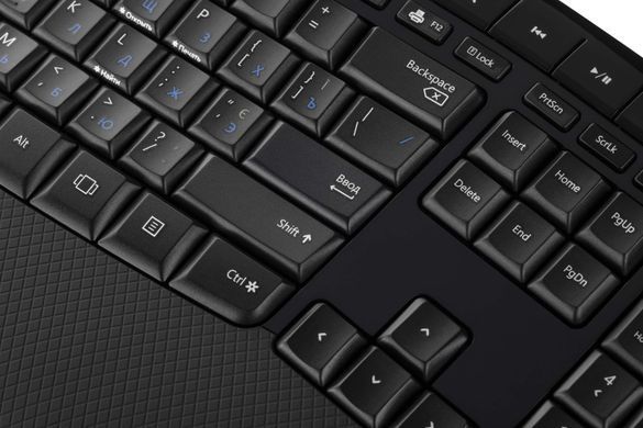 Microsoft Комплект Comfort Desktop 5050 125key, WL, EN/UKR/RU, Чёрный PP4-00017 фото