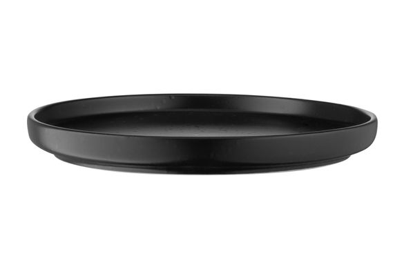 Тарелка десертная Ardesto Trento, 20,5 см, черная, керамика AR2920TB фото