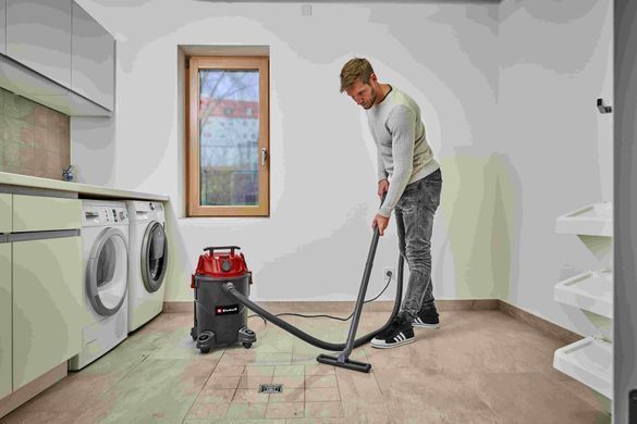 Einhell Пылесос профессиональный TC-VC 1825 А, 1250 Вт, пластик 25 л, 180 мбар, шланг 2.5 м, кабель 3 м, розетка 2.2 кВт, 4.2 кг 2342485 фото