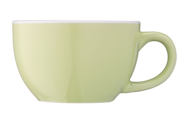 Чашка Ardesto Merino, 480 мл, салатова, кераміка AR3486LG фото