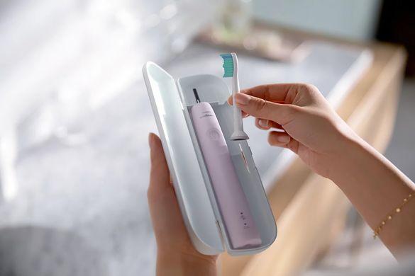 Philips Щітка зубна електр., Sonicare 3100 series, 31т. колив/хв, насадок-1, рожевий HX3671/11 фото