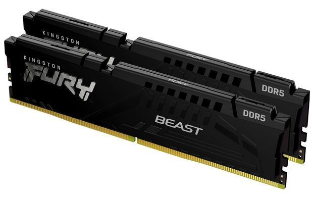 Kingston Память ПК DDR5 128GB KIT (64GBx2) 5600 FURY Beast KF556C36BBEK2-128 фото