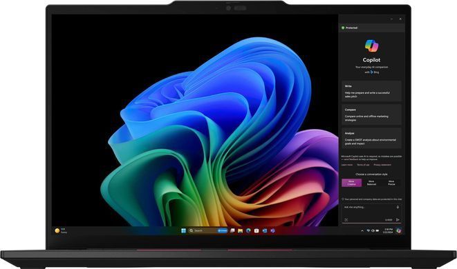 Lenovo Ноутбук Lenovo ThinkPad T14s-G6 14" WUXGA IPS AG, Intel U5-235U, 32GB, F512GB, UMA, DOS, чорний 21R2S10Y00 фото