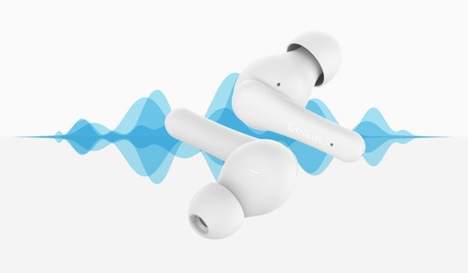 Belkin Навушники TWS Soundform Rhythm True Wireless, білий AUC012BTWH фото