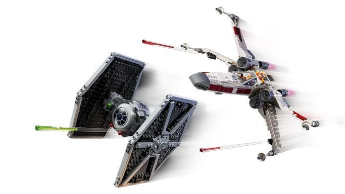 LEGO Конструктор Star Wars Збірний пакет &laquo;Винищувач TIE і Корабель X-wing&raquo; 75393 фото