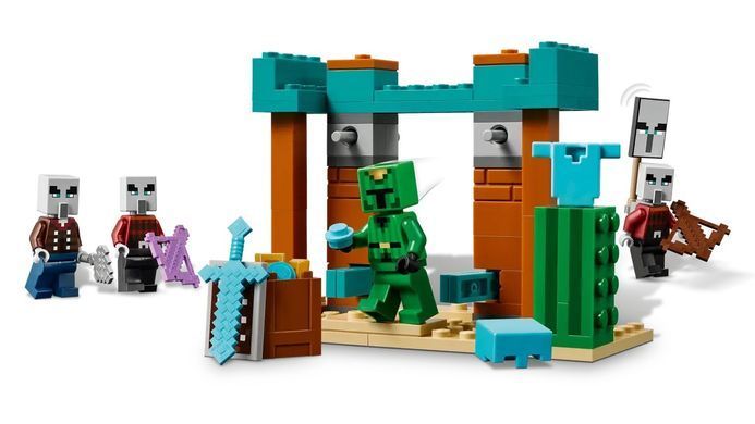 LEGO Конструктор Minecraft Пустельний патруль розбійника 21267 фото
