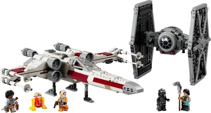 LEGO Конструктор Star Wars Збірний пакет &laquo;Винищувач TIE і Корабель X-wing&raquo; 75393 фото
