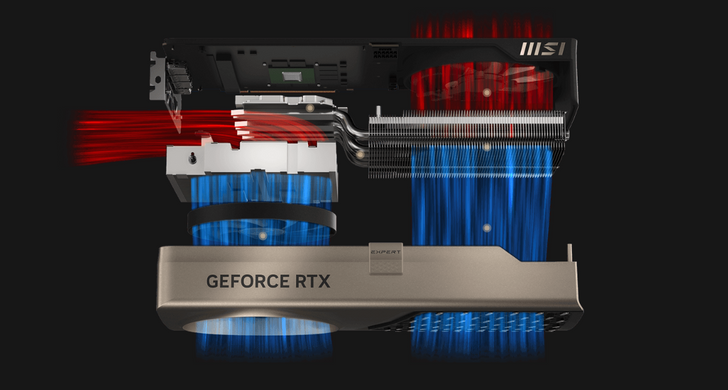 MSI Відеокарта MSI GeForce RTX 5070 Ti 16GB GDDR7 EXPERT OC 912-V531-439 фото
