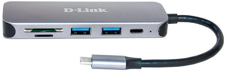 D-Link USB-Концентратор DUB-2325 3xUSB3.0, 1xUSB-C, 1xHDMI, USB-C DUB-2333 фото