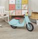 Janod Толокар Ретро скутер м'ятний 2 - магазин Coolbaba Toys