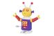 PAULINDA Масса для лепки Super Dough Robot заводной механизм (шагает) (фиолетовый) 2 - магазин Coolbaba Toys